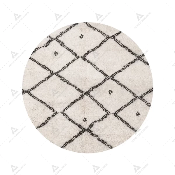 Fleck Splash Round Kitchen Mat